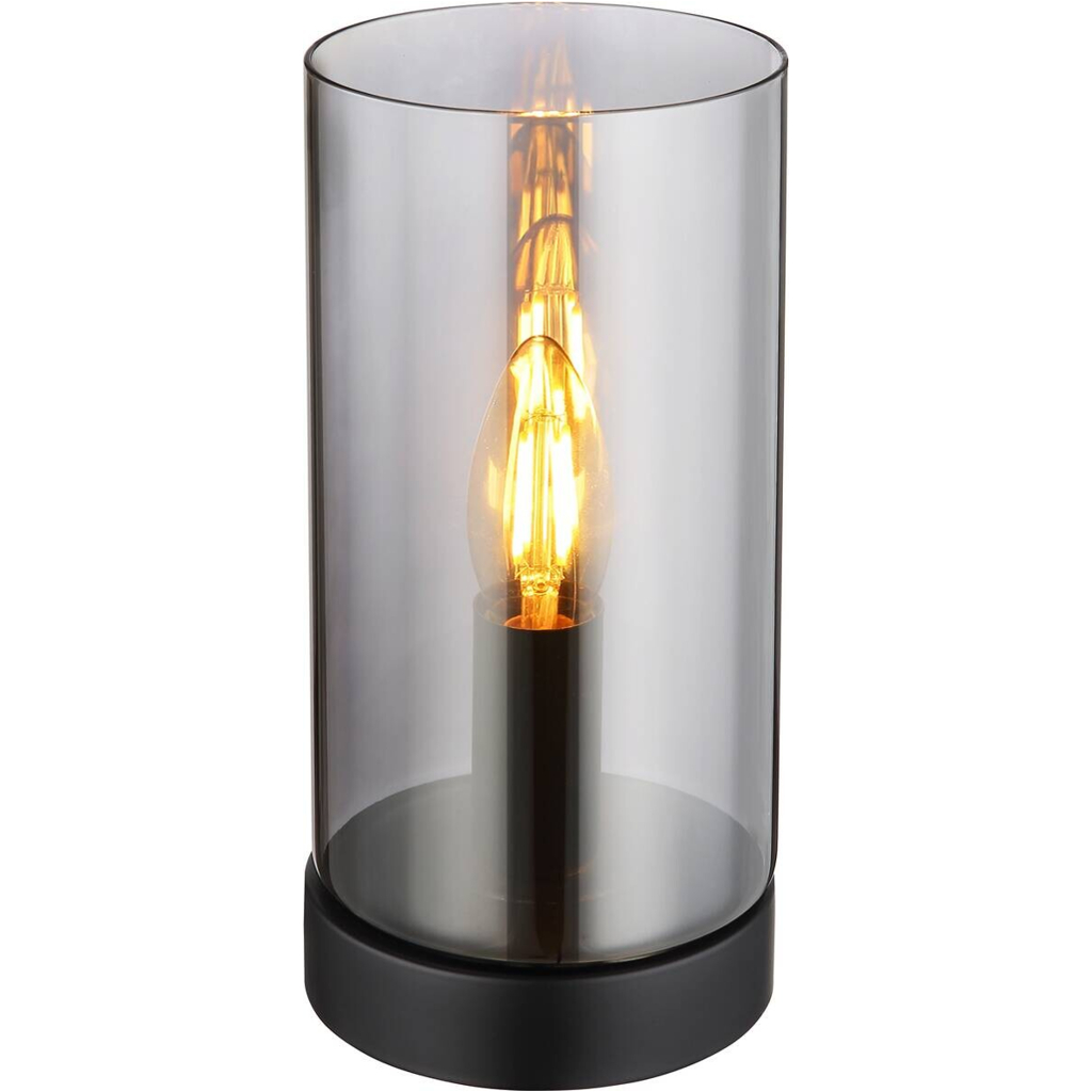 GLOBO Tischleuchte
schwarz Metall H/D: ca. 22,5×11 cm E14 1 Brennstellen