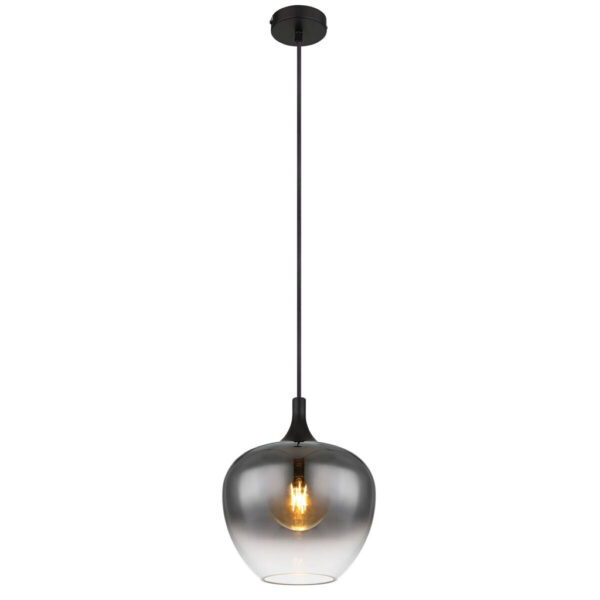 GLOBO Pendelleuchte
schwarz Metall H/D: ca. 120x24 cm E27 1 Brennstellen