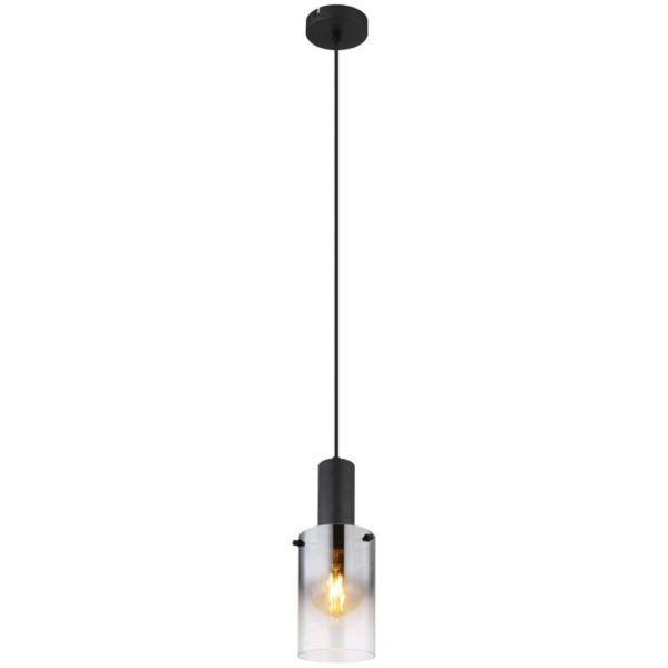 9007371449149 Pendelleuchte Florentina
schwarz Glas Metall H/D: ca. 150x12,5 cm E27 1 Brennstellen