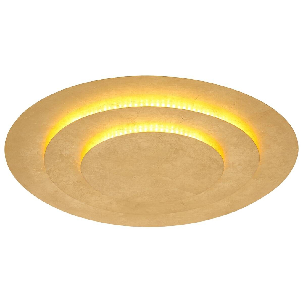 GLOBO LED-Deckenleuchte Heda gold Metall H/D: ca. 5x49 cm