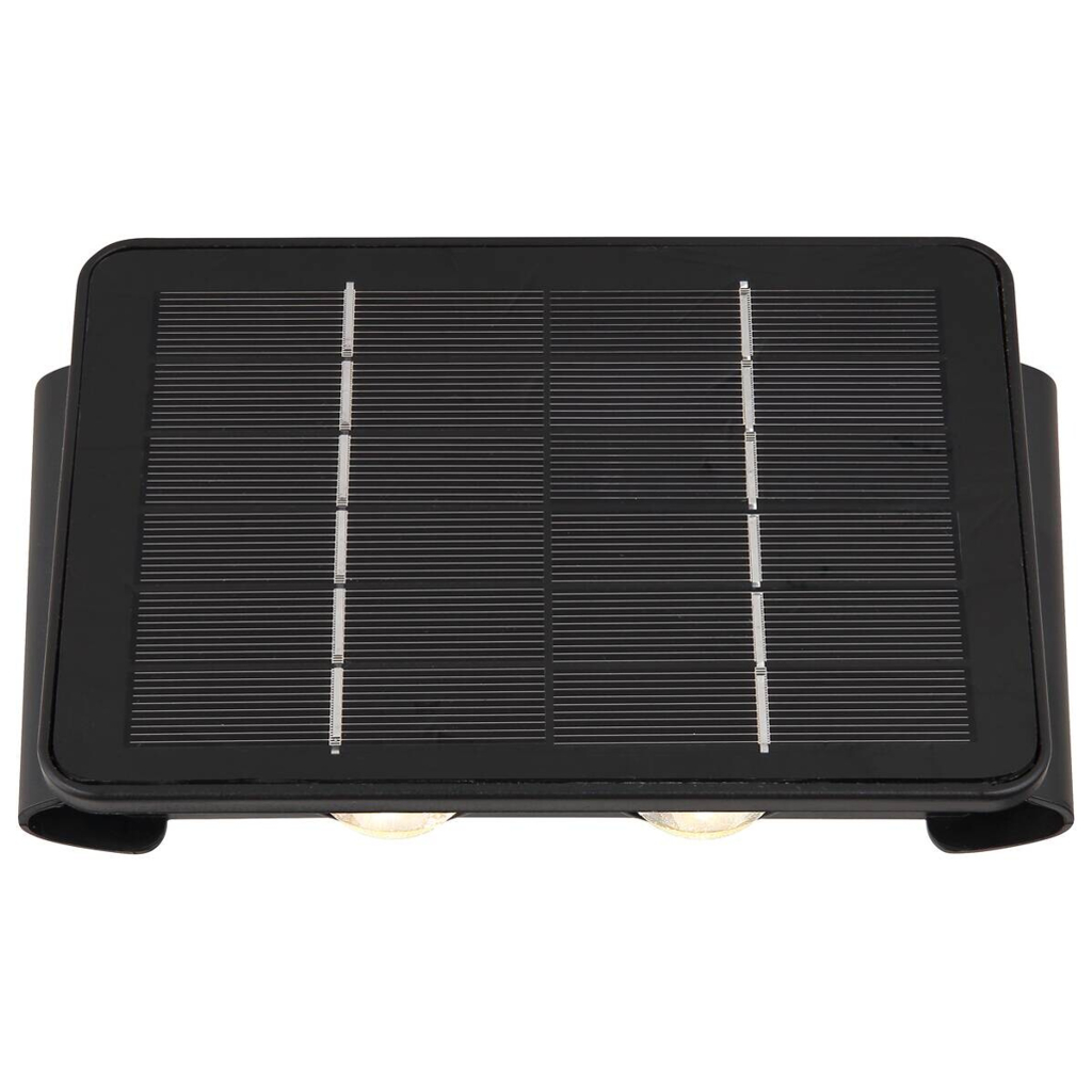 Solarleuchte
klar schwarz Kunststoff H/D: ca. 10,8×15,34 cm