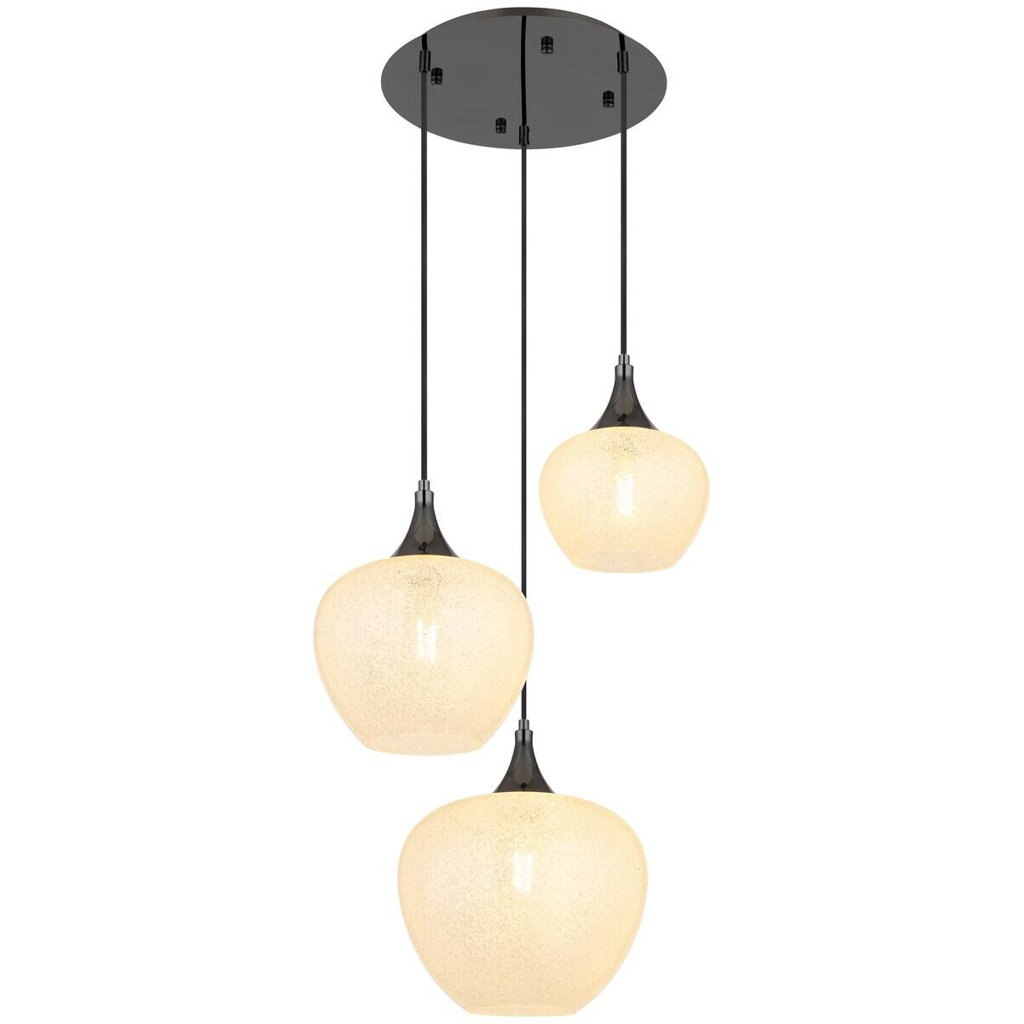 GLOBO Pendelleuchte MAXY 15548-3HK
Chrom schwarz klar Metall Acryl H/D: ca. 120×49 cm E27 3 Brennstellen
