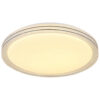 GLOBO LED-Deckenleuchte VELENO 41263-24 transparent Opal weiß Kunststoff Metall H/D: ca. 7x49 cm