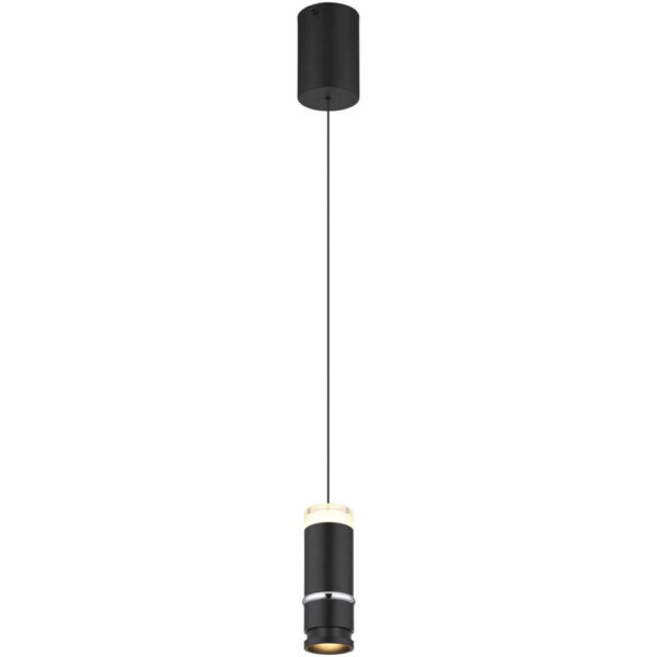 GLOBO Pendelleuchte
mattschwarz Metall H/D: ca. 180x7,5 cm 1 Brennstellen
