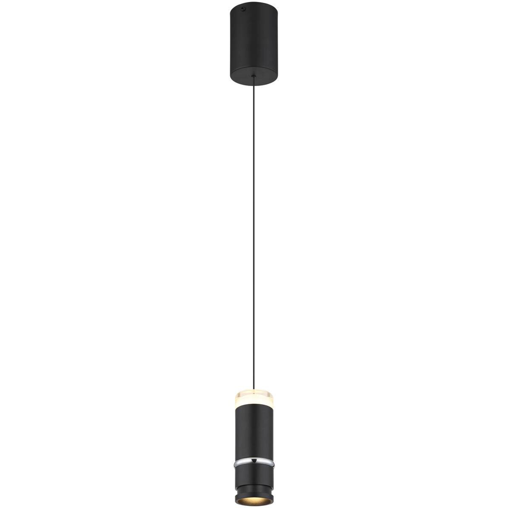 GLOBO Pendelleuchte
mattschwarz Metall H/D: ca. 180×7,5 cm 1 Brennstellen