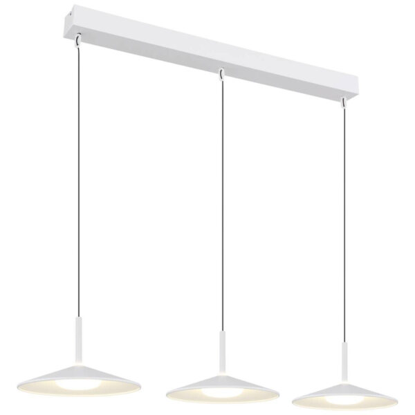 GLOBO LED-Hängeleuchte
Opal transparent weiß PVC Acryl Metall B/H/L: ca. 25x180x95 cm 1 Brennstellen