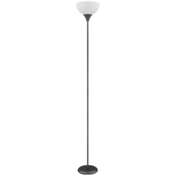 9007371475179 GLOBO Stehlampe
titanfarbig schwarz Opal Kunststoff Metall H/D: ca. 178,5x25 cm E27 1 Brennstellen