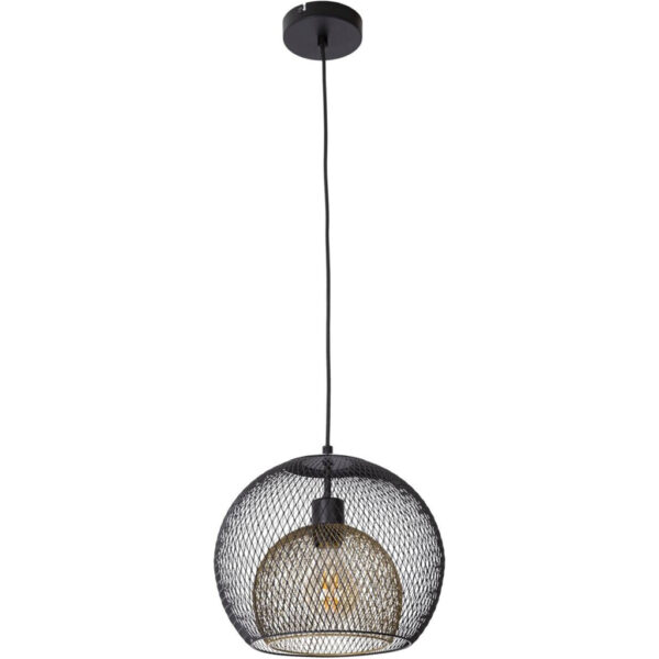 9007371481637 GLOBO Pendelleuchte SELINA 30260108X
gold schwarz Metall H/D: ca. 150x30 cm E27 1 Brennstellen