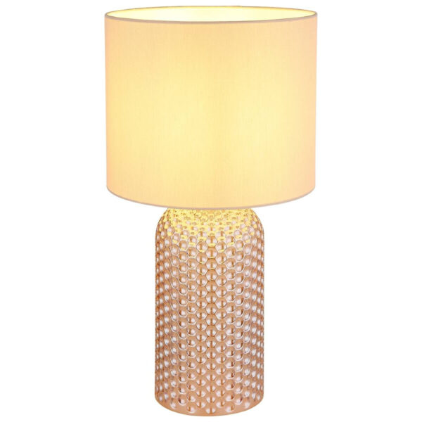 GLOBO Tischleuchte SOFIA 21735CH
champagner Glas H/D: ca. 50x26,5 cm E27 1 Brennstellen