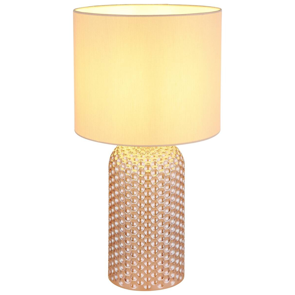 GLOBO Tischleuchte SOFIA 21735CH
champagner Glas H/D: ca. 50×26,5 cm E27 1 Brennstellen