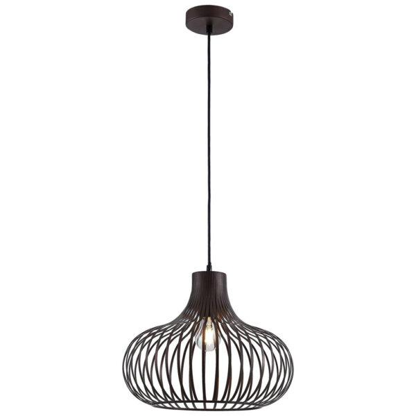 9007371487561 GLOBO Pendelleuchte MATEO 33370111X
rost Metall H/D: ca. 150x40 cm E27 1 Brennstellen