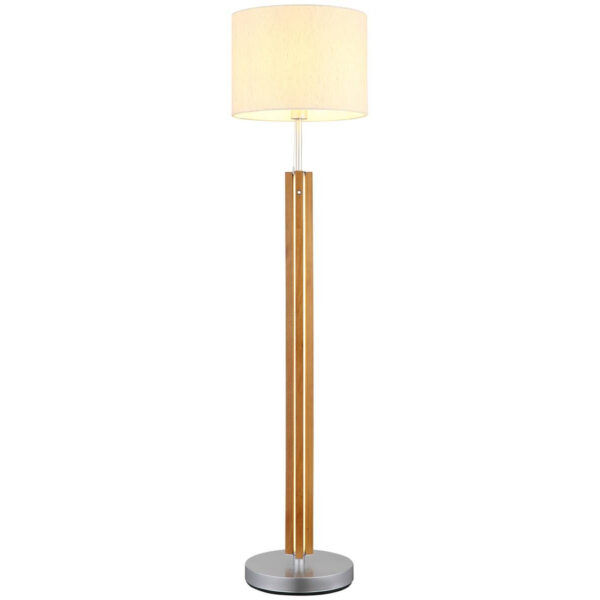 9007371507849 GLOBO Stehlampe TAUGUS 41730246
braun Opal natur Metall Textil H/D: ca. 145x35 cm 2 Brennstellen