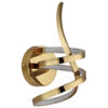 GLOBO Deckenleuchte Craft Gold Opal Aluminium Metall H: ca. 35 cm 1 Brennstellen
