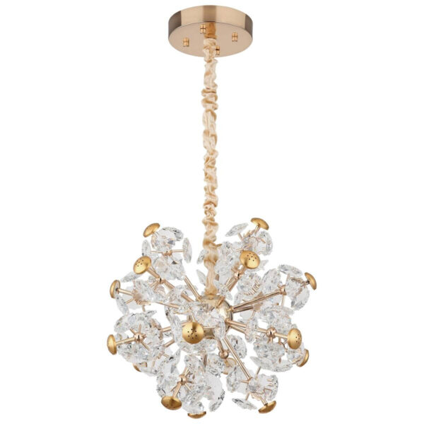 GLOBO Pendelleuchte
gold klar Glas Metall H/D: ca. 125x50 cm 1 Brennstellen