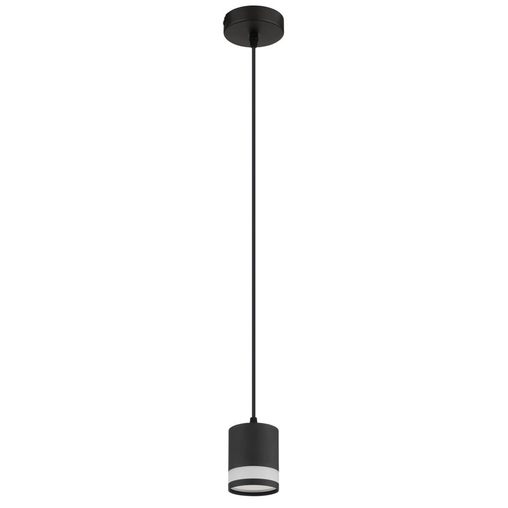 GLOBO Hängeleuchte
Opal schwarz Metall Kunststoff H/D: ca. 120×10 cm 1 Brennstellen