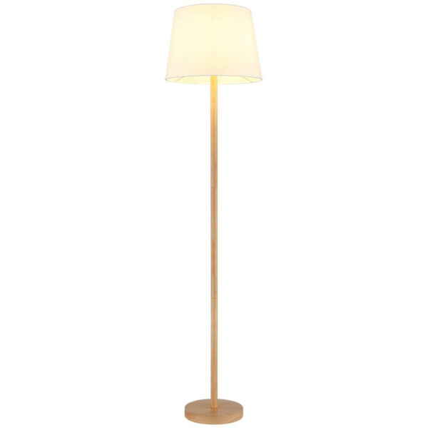 9007371516810 GLOBO Stehlampe JORIS 40100146
weiß schwarz braun Metall Textil H/D: ca. 151x35 cm 1 Brennstellen