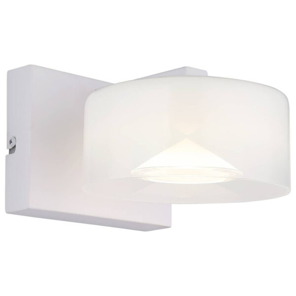 9007371522316 GLOBO Wandleuchte
weiß Opal Glas Metall B/H: ca. 15x11 cm 1 Brennstellen