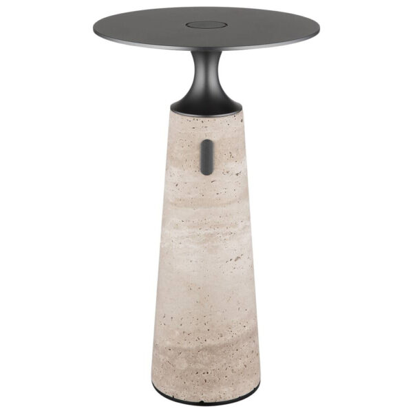 9007371522538 GLOBO Tischleuchte
grau Graphit Opal Aluminium Stein H/D: ca. 33,6x20 cm 1 Brennstellen