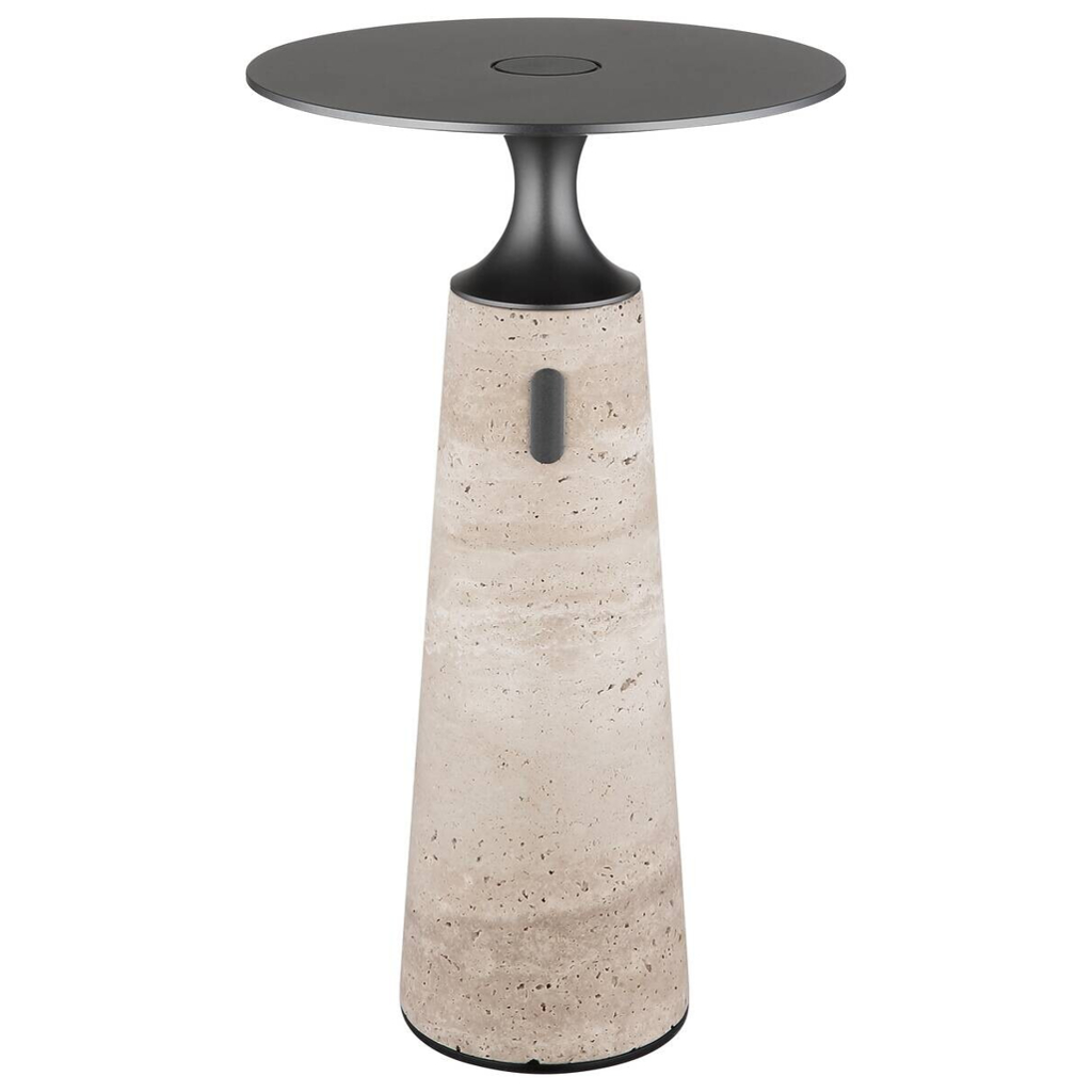 GLOBO Tischleuchte
grau Graphit Opal Aluminium Stein H/D: ca. 33,6×20 cm 1 Brennstellen