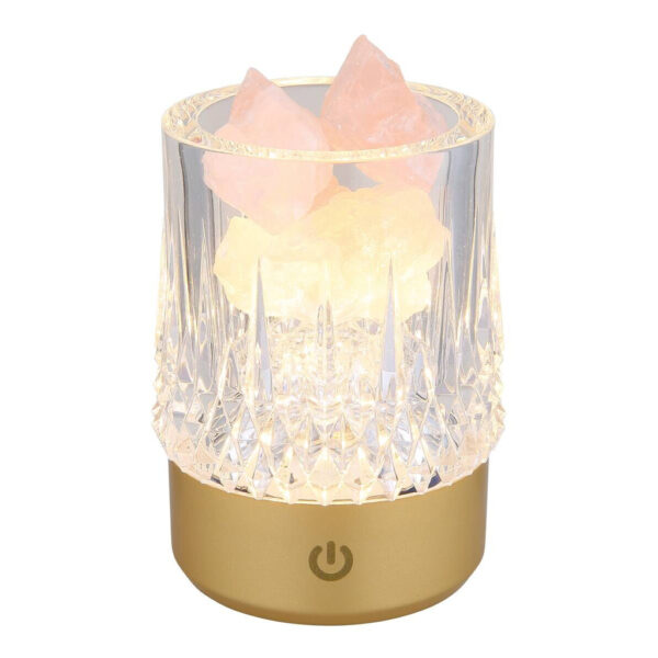 GLOBO LED-Tischleuchte
transparent gold Kunststoff H/D: ca. 10,5x7,8 cm 1 Brennstellen