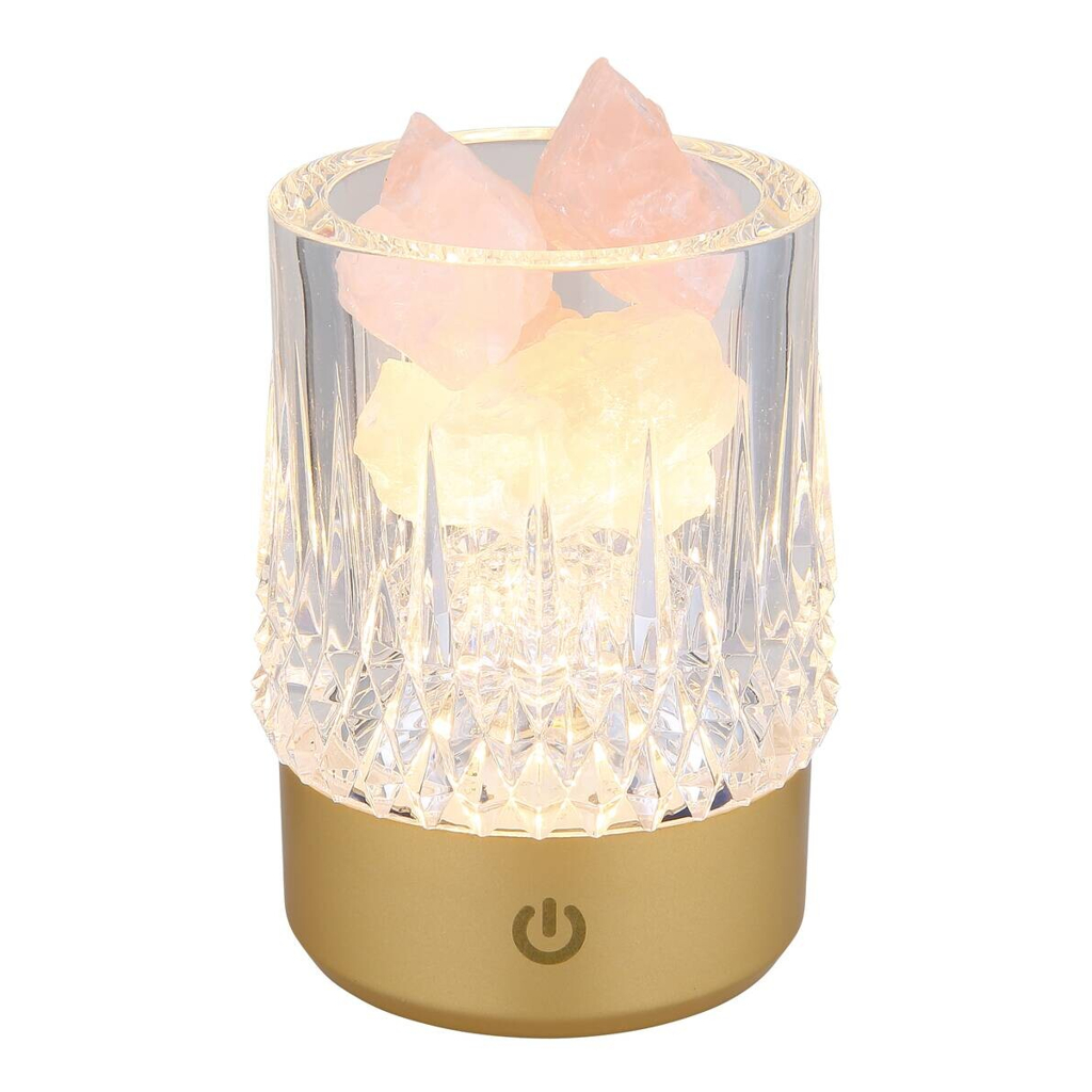 GLOBO LED-Tischleuchte
transparent gold Kunststoff H/D: ca. 10,5×7,8 cm 1 Brennstellen