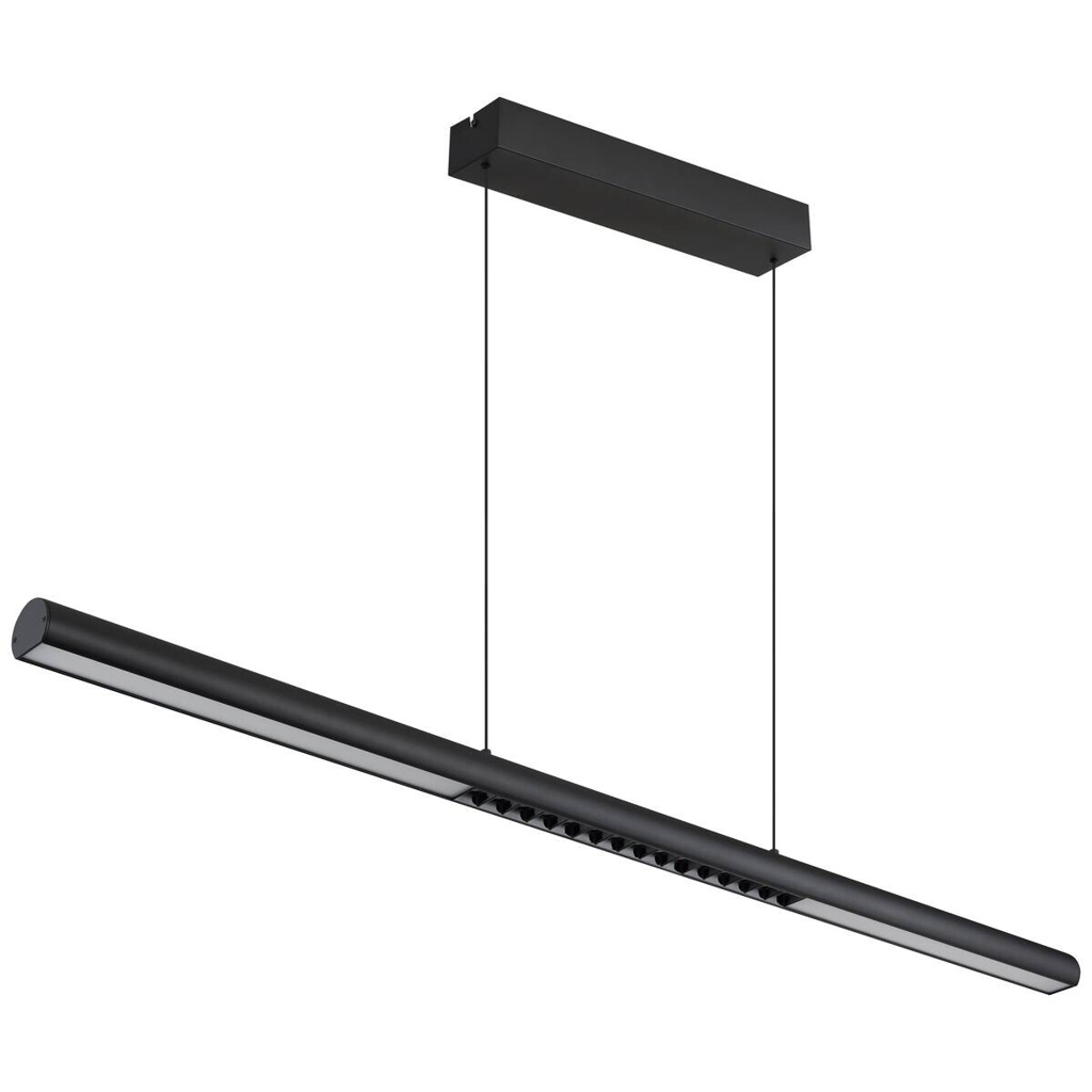GLOBO Pendelleuchte
mattschwarz Aluminium Metall B/H/T/L: ca. 8x150x120x120 cm 1 Brennstellen