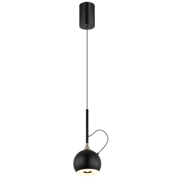 GLOBO Pendelleuchte
mattschwarz gold Metall H/D: ca. 150x12 cm 1 Brennstellen