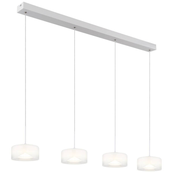9007371533299 GLOBO Pendelleuchte
weiß Opal Glas Metall B/H/T/L: ca. 15x150x105x105 cm 1 Brennstellen