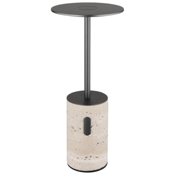GLOBO Tischleuchte
Opal Graphit grau Aluminium Stein H/D: ca. 27,6x12 cm 1 Brennstellen