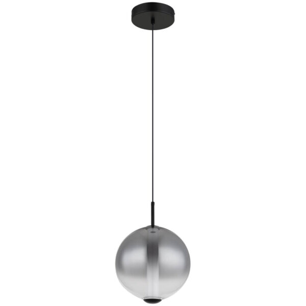 GLOBO Pendelleuchte
Rauch mattschwarz Opal Metall Glas H/D: ca. 120x25 cm 1 Brennstellen
