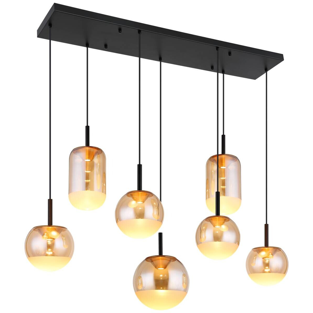 GLOBO LED-Hängeleuchte
messing schwarz Aluminium Metall B/H/L: ca. 41x130x136 cm 1 Brennstellen