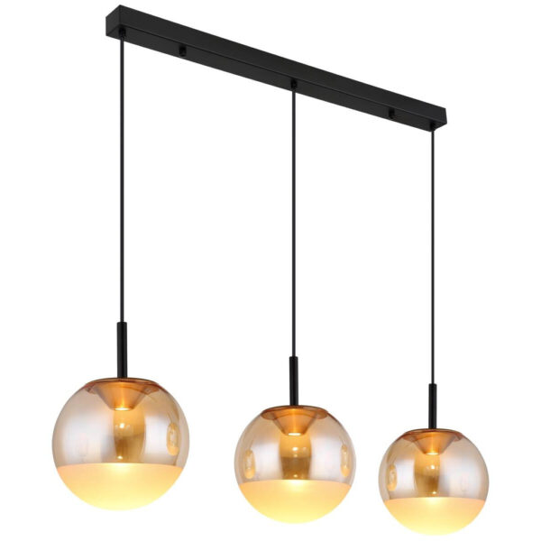 9007371549931 GLOBO LED-Hängeleuchte
schwarz messing Aluminium Metall B/H/L: ca. 25x130x106 cm 1 Brennstellen