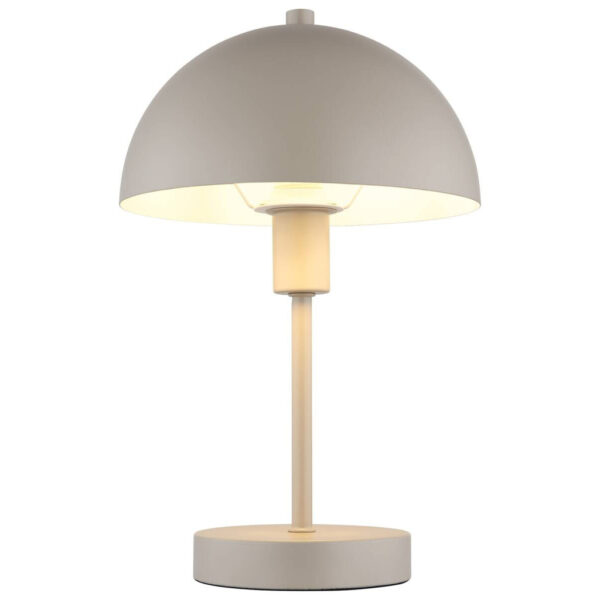 9007371566051 GLOBO Tischleuchte
sand Metall H/D: ca. 31x20 cm E14 1 Brennstellen