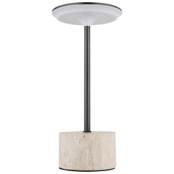 GLOBO Tischleuchte
sand Chrom Kunststoff Metall B/H/L: ca. 16,5x31,5x16,5 cm