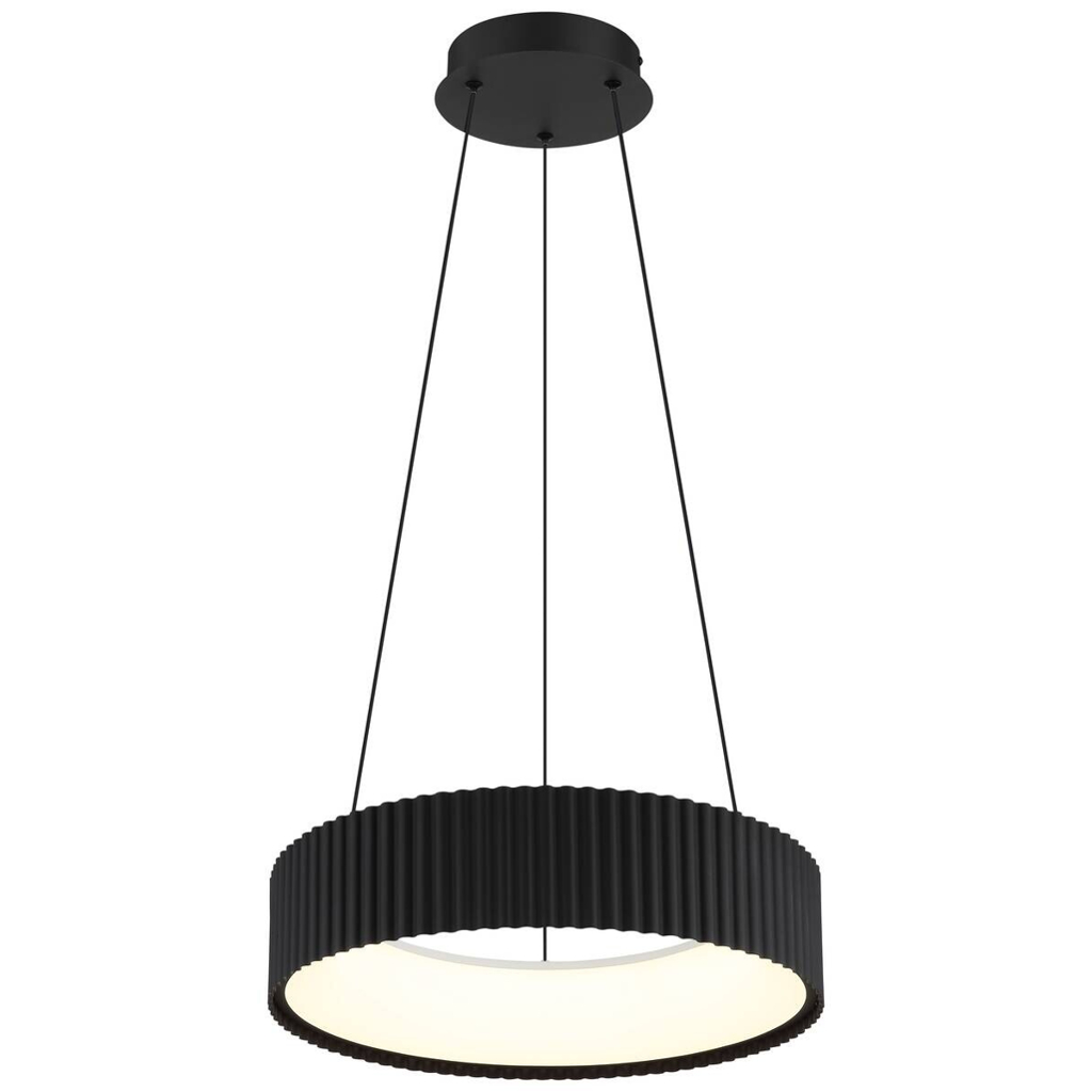 GLOBO LED-Hängeleuchte Opal PVC Metall Acryl H/D: ca. 120×46 cm 1 Brennstellen – verschiedene Farben