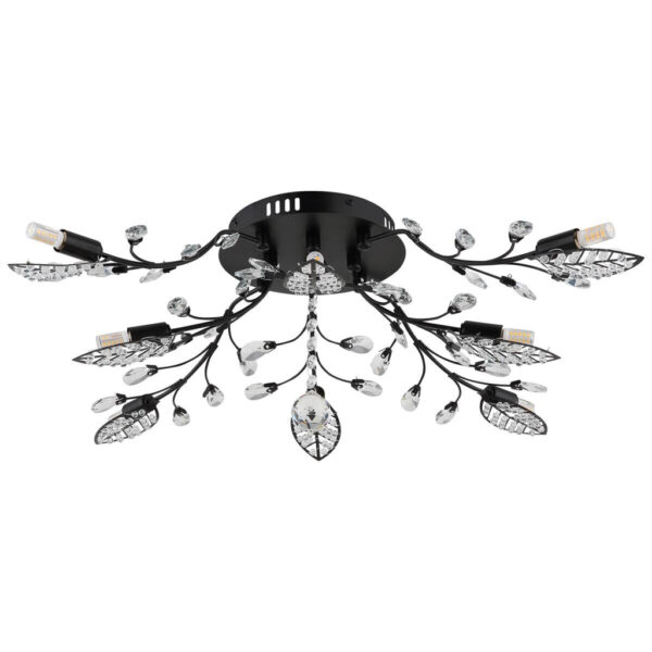 GLOBO Deckenventilator schwarz Metall B/H/L: ca. 65x20x65 cm GLOBO Deckenventilator schwarz Metall B/H/L: ca. 65x20x65 cm