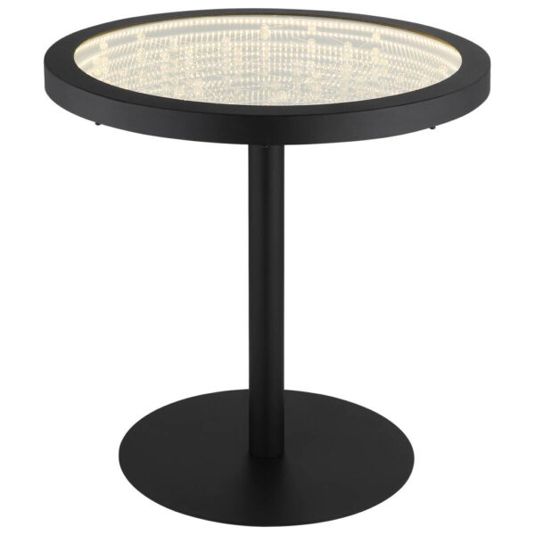 GLOBO Stehlampe
schwarz Glas Metall H/D: ca. 47,5x50 cm 1 Brennstellen