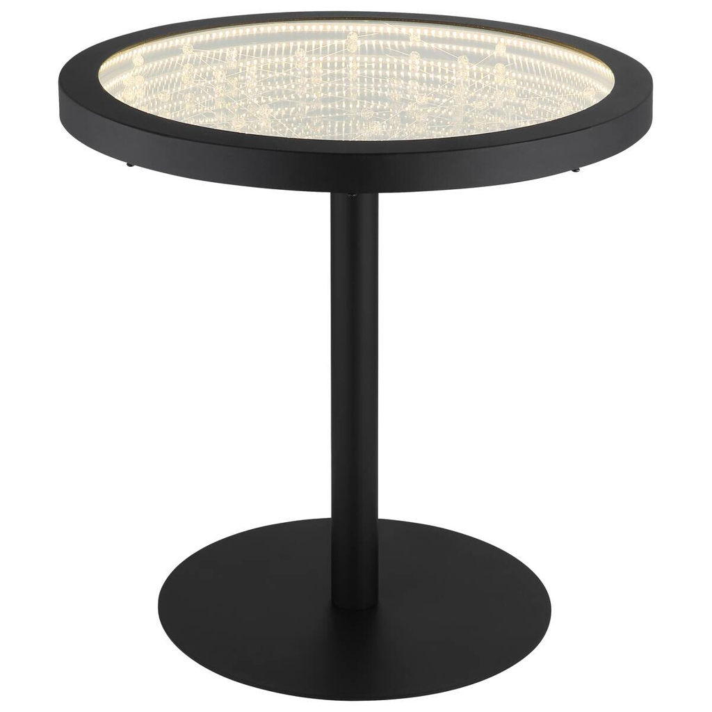 GLOBO Stehlampe
schwarz Glas Metall H/D: ca. 47,5×50 cm 1 Brennstellen