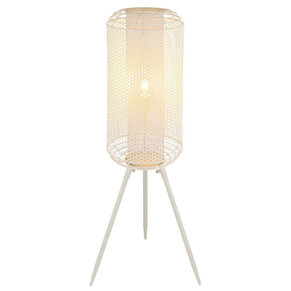 GLOBO Stehlampe
creme Metall H/D: ca. 110x30 cm E27 1 Brennstellen