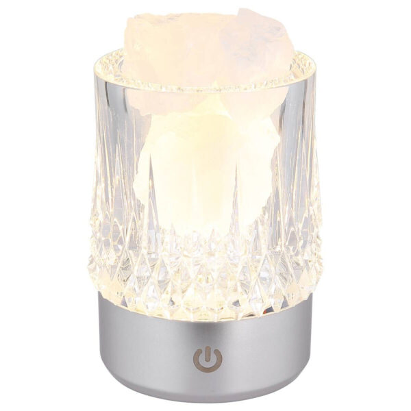9007371572311 GLOBO LED-Tischleuchte
transparent silber Kunststoff H/D: ca. 10,5x7,8 cm 1 Brennstellen