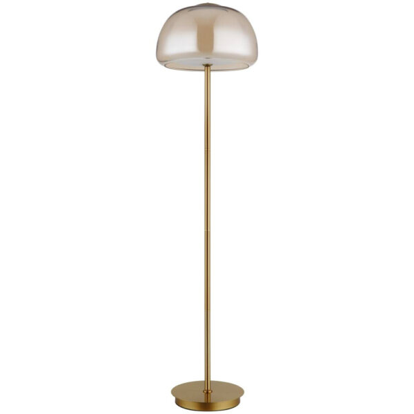 9007371575107 GLOBO Stehlampe
gold Metall Glas B/H/L: ca. 44x37x44 cm