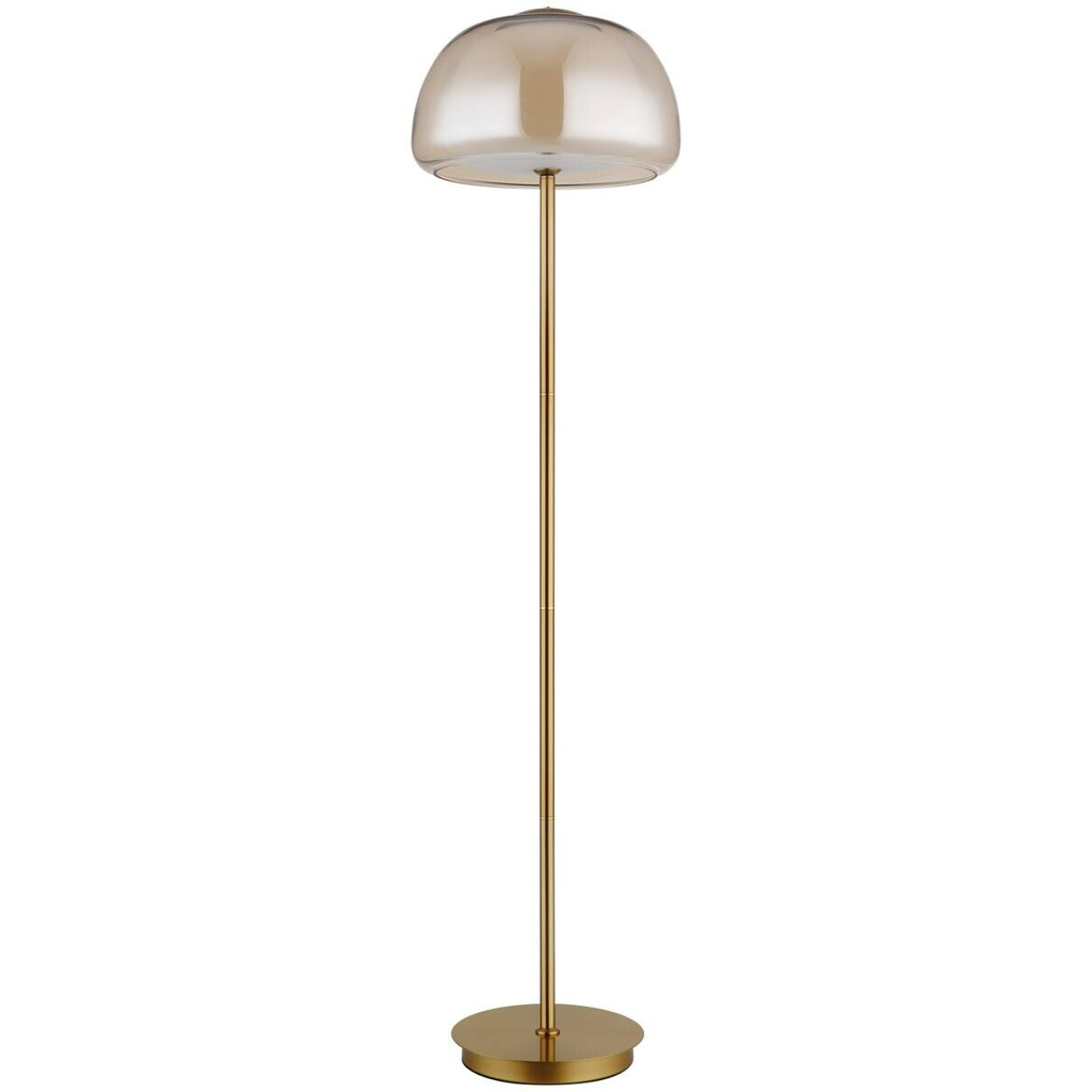 GLOBO Stehlampe
gold Metall Glas B/H/L: ca. 44x37x44 cm