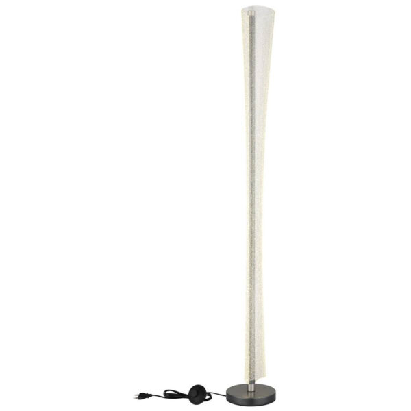 GLOBO Stehlampe
nickel matt anthrazit klar Metall Kunststoff H/D: ca. 155x20 cm 1 Brennstellen