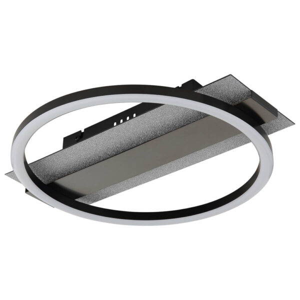 GLOBO Deckenventilator schwarz Edelstahl Metall Kunststoff B/H/L: ca. 8x38x32 cm GLOBO Deckenventilator schwarz Edelstahl Metall Kunststoff B/H/L: ca. 8x38x32 cm