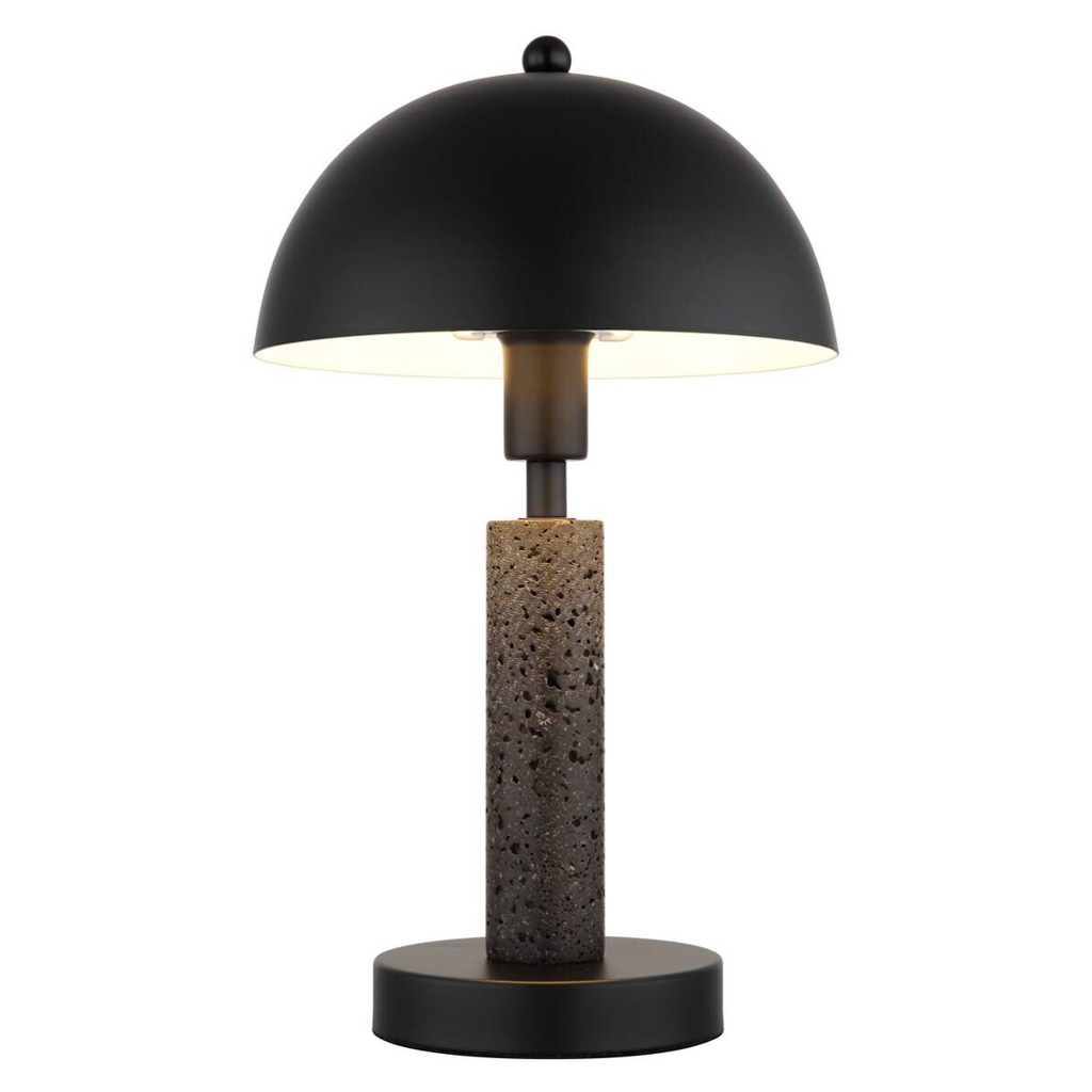 GLOBO Tischleuchte
schwarz Metall H/D: ca. 34×20 cm E14 1 Brennstellen