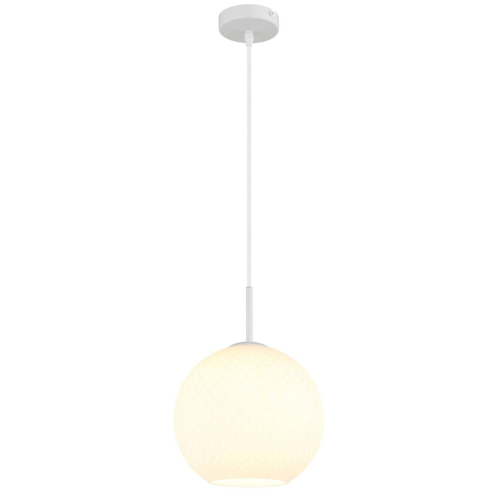 GLOBO Pendelleuchte
weiß Opal Glas Metall H/D: ca. 120×25 cm E27 1 Brennstellen