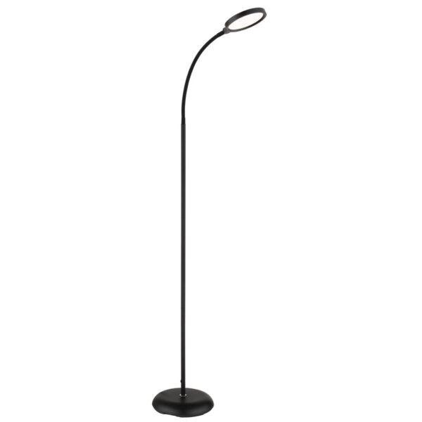 GLOBO Stehlampe
schwarz Kunststoff Metall B/H/T: ca. 22x125x50 cm 1 Brennstellen