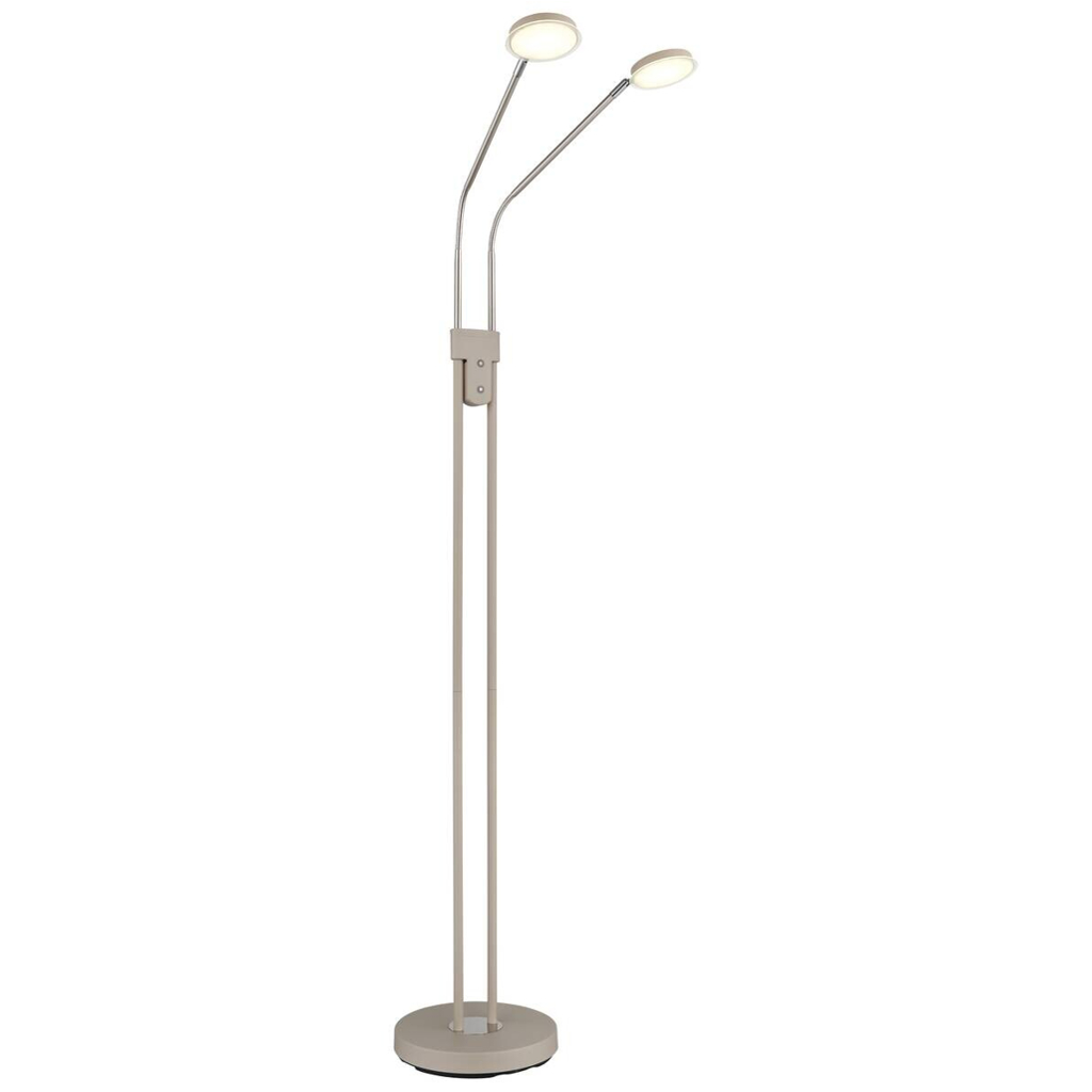 GLOBO Stehlampe
sand Metall B/H/T: ca. 25x173x55 cm 2 Brennstellen