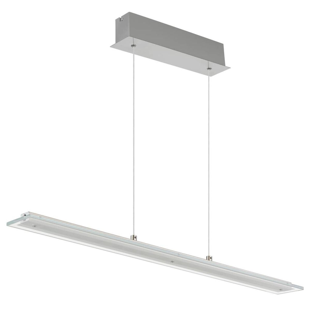 GLOBO Hängeleuchte
nickel klar Glas Metall B/H/L: ca. 9x150x88 cm 1 Brennstellen