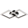 NOLO Deckenleuchte Christina schwarz Metall Kunststoff B/H/L: ca. 35x6,5x57 cm